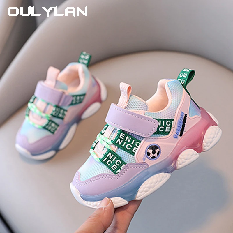 Children Shoes Fashion Casual Sneaker for Boy Kid Shoe for Girl Luminous Shoe Breathable Lightweight Soft Soled Toddler Shoes