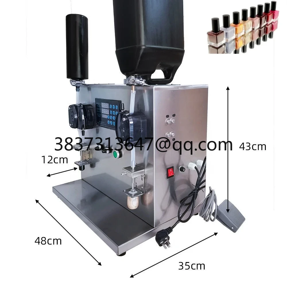 Automatic Double Nozzle Nail Oil Makeup Remover Peristaltic Pump Filling Machine  Zigbee Machinery Capacity	4000BPH, 20000BPH