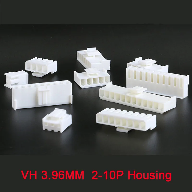 50Pcs/10Pcs VH 3.96MM 2P 3P 4P 5P 6P 7P 8P 9P 10P Female Housing Terminals VH3.96 2 3 4 5 6 7 8 9 10 Pin Connector