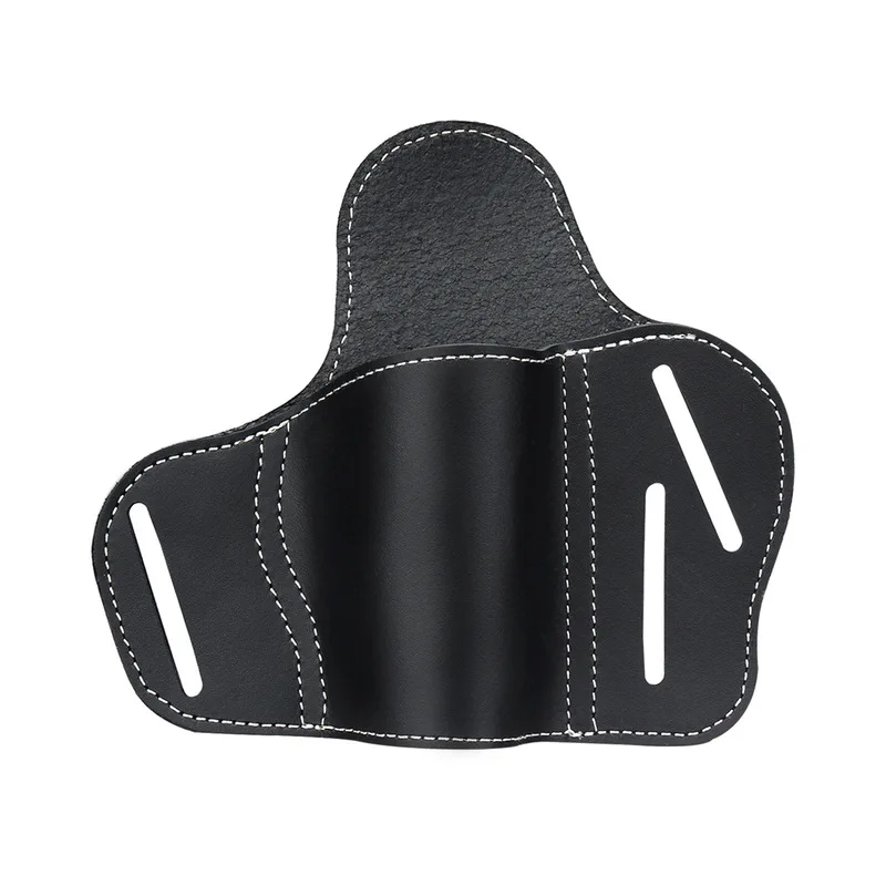 Vintage Leather Quick Draw Waist Holder Belt Mounted Outdoor Carry Cover Tactical Utility Holder