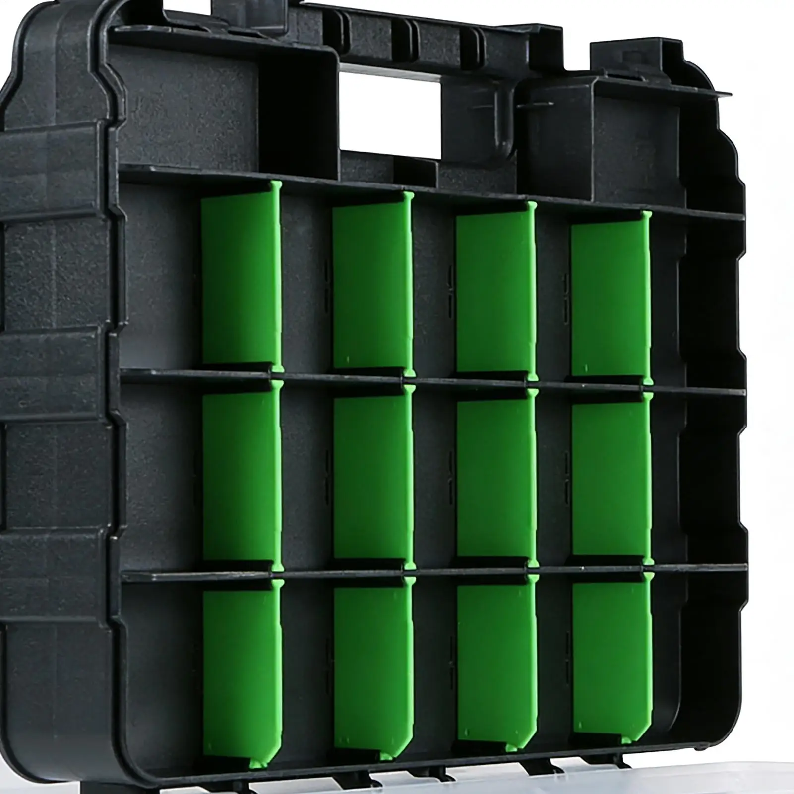 34 مقصورة المسمار المنظم مربع المسمار الحرفية مجوهرات المنظم صندوق أجزاء معدنية الأجهزة أداة مفك أداة إصلاح صندوق