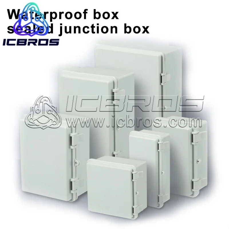 Outdoor waterproof box, sealed junction box, monitoring indoor and outdoor sockets, rain resistant plastic power button wiring