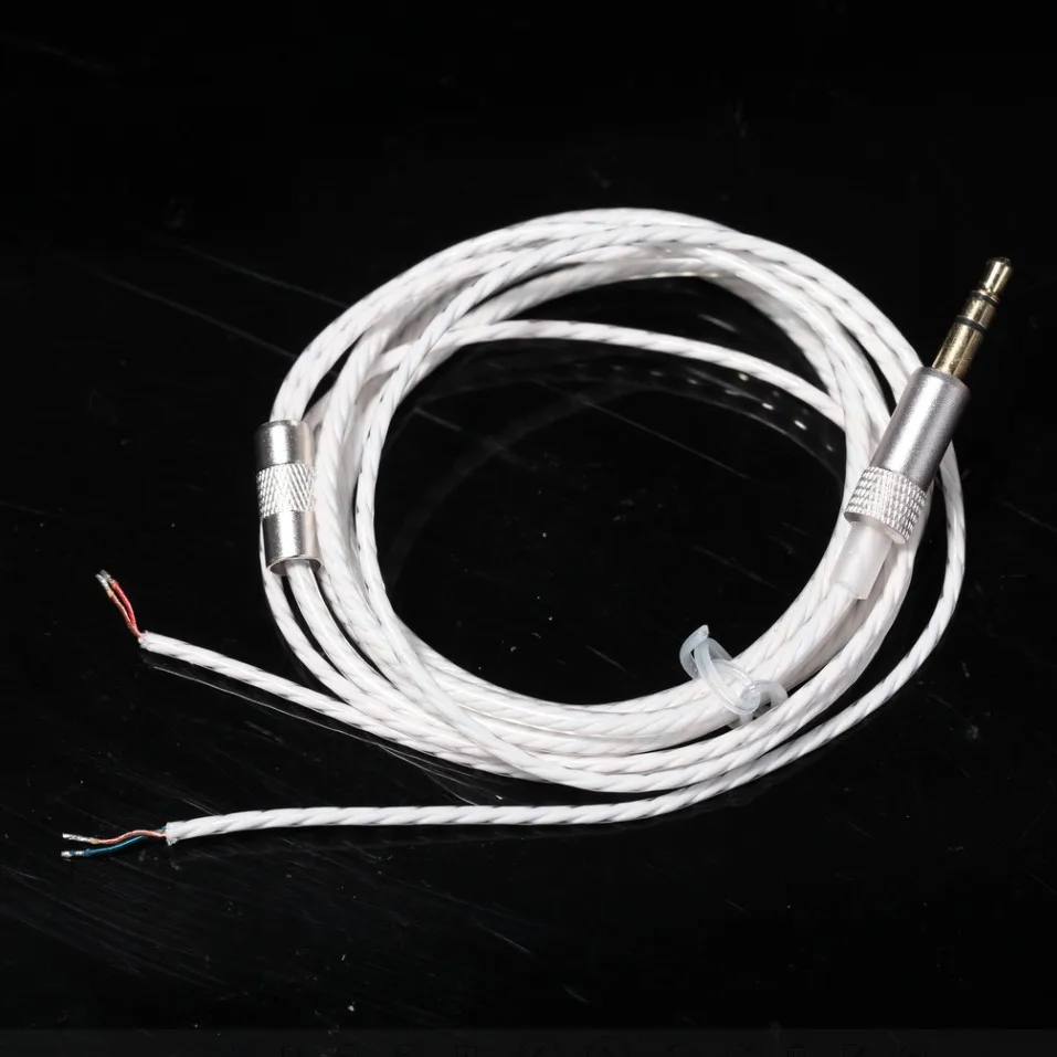Cable OFC de PVC DIY, Cable de repuesto para auriculares, reparación de Audio HiFi, Cable de mantenimiento para auriculares, 1,2 M para AKG K420