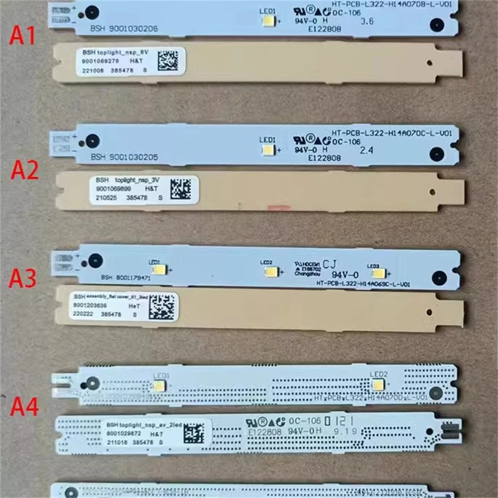 1pcs Refrigerator Strip Light Replacement for Siemens Bosch BSH 9001030206 A1 6V Refrigerator LED Light Bar