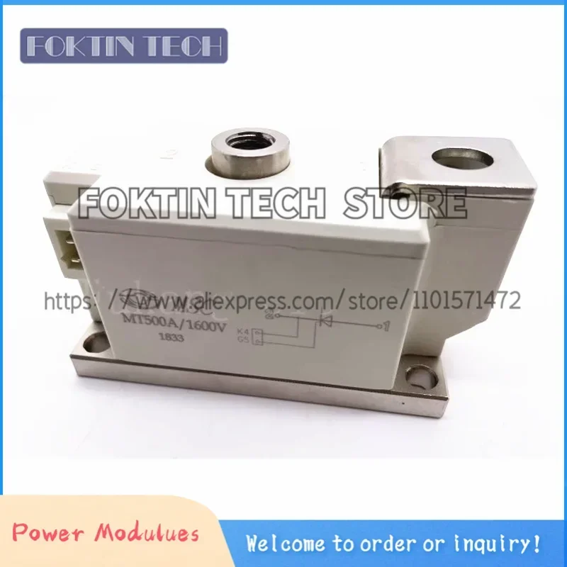 New MT500A-1600V MT500A1600V MT500A/1600V  Thyristor  Power Module