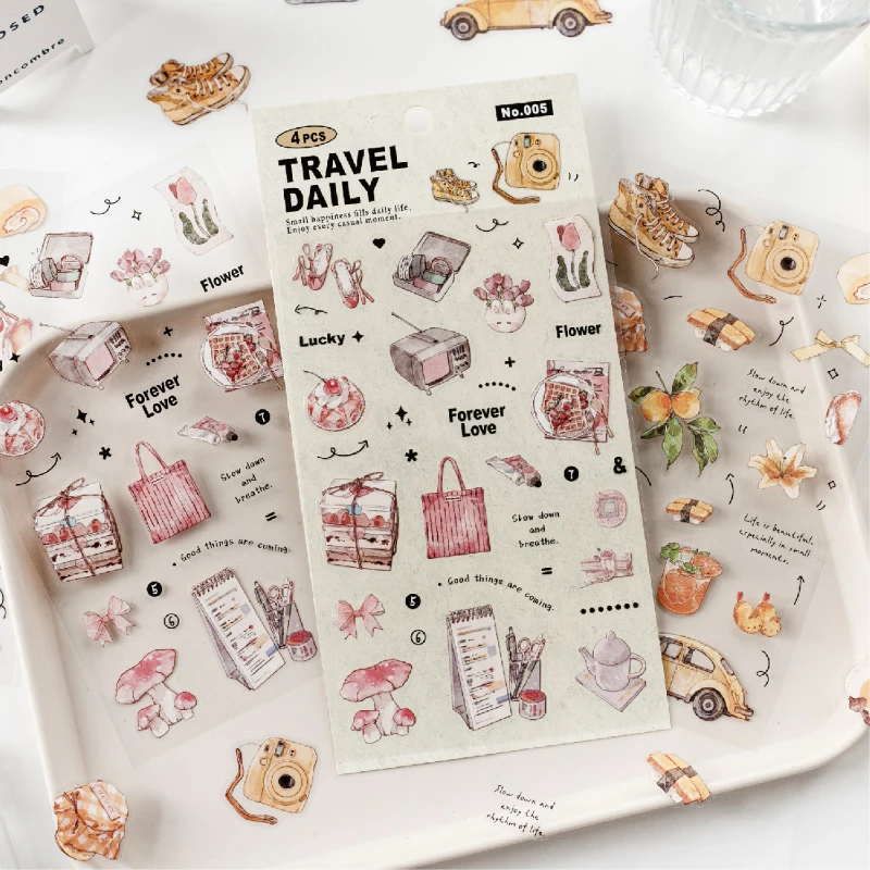 6 Stiker Seri Waktu Minum Teh - Coffee Tea Journal ulasan dan harga