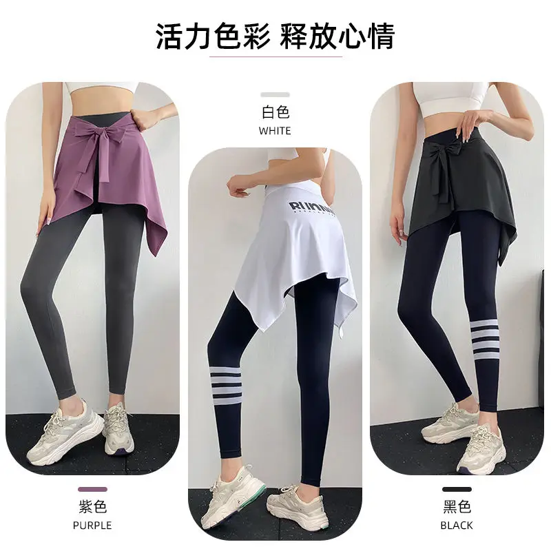 Women Skirts Yoga Pants Covering fabric Tennis Ruffled Mini Skirt Fitness High Waist Breathable Dance Short Sport Skort