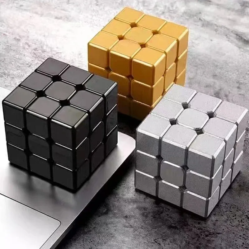 Magic Cube Puzzle Metal Kубик Pубика 3х3 Zauberwürfel Kids Toys Educational Cubo Mágico Profissional Juguetes Y Aficiones