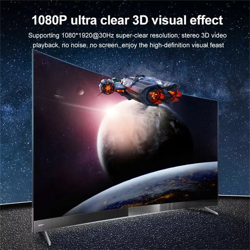 1 × 4 محول فاصل متوافق مع HDMI 1 في 4 خارج HD 1.4 مضخم صوت HDCP 4K/1080P شاشة مزدوجة لـ HDTV DVD PS3 Xbox