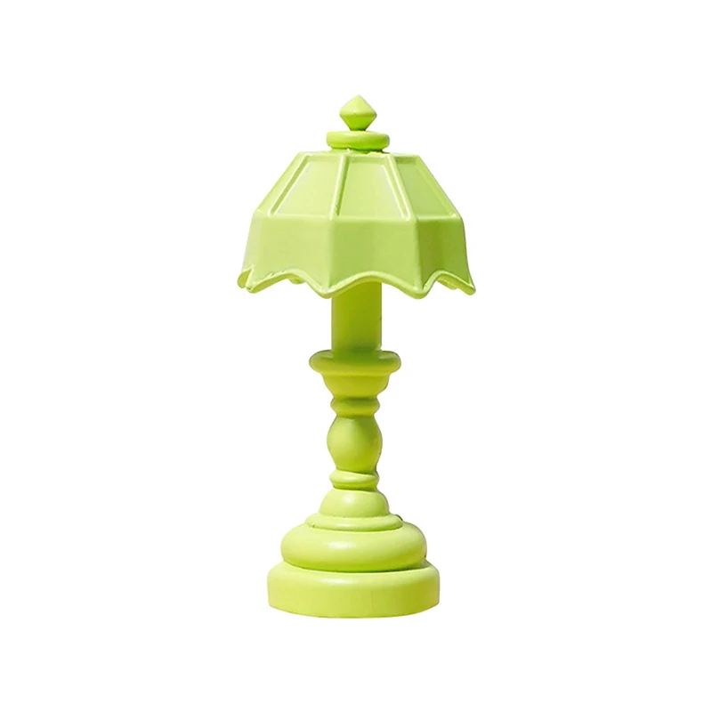 1 pz simulazione di illuminazione colorata caramella mini lampada da tavolo ornamento casa delle bambole lampade accessori decorativi casa delle bambole modello giocattolo in miniatura