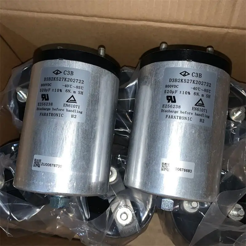 Brand new original C3B2K527K202722 520UF 800V DC filter capacitor 86*120MM