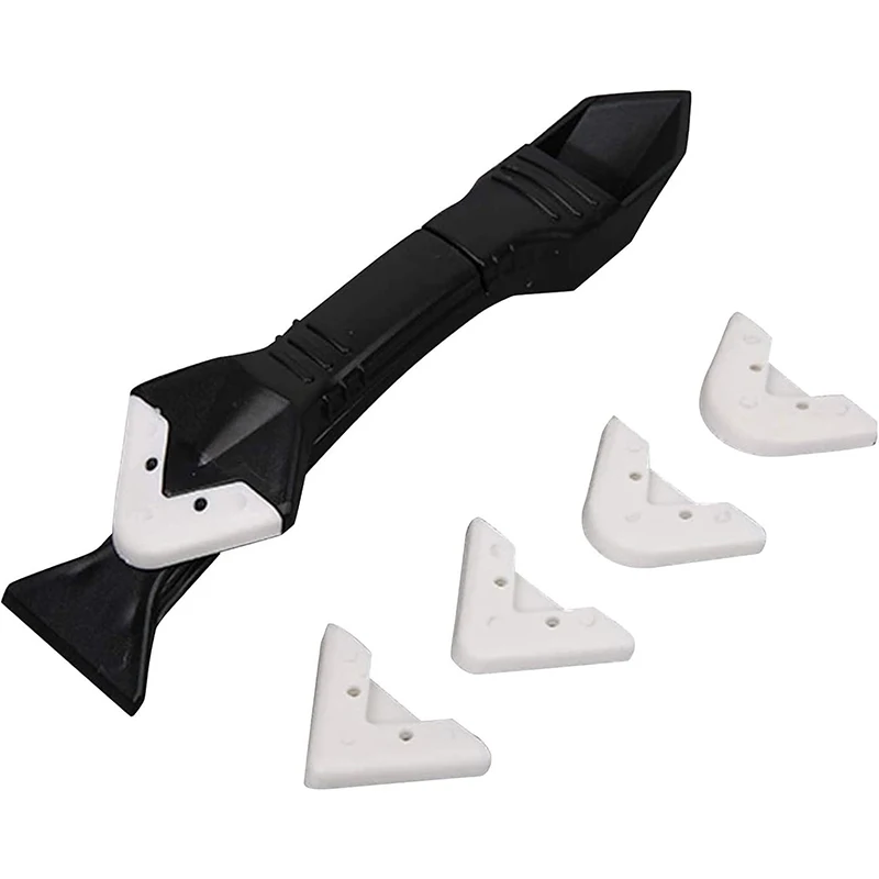 

Набор инструментов для клея лопаты с металлической головкой 5 в: силиконовый шпатель, средство для удаления герметика, удаление затирки, отделка герметика и угловой лопатки