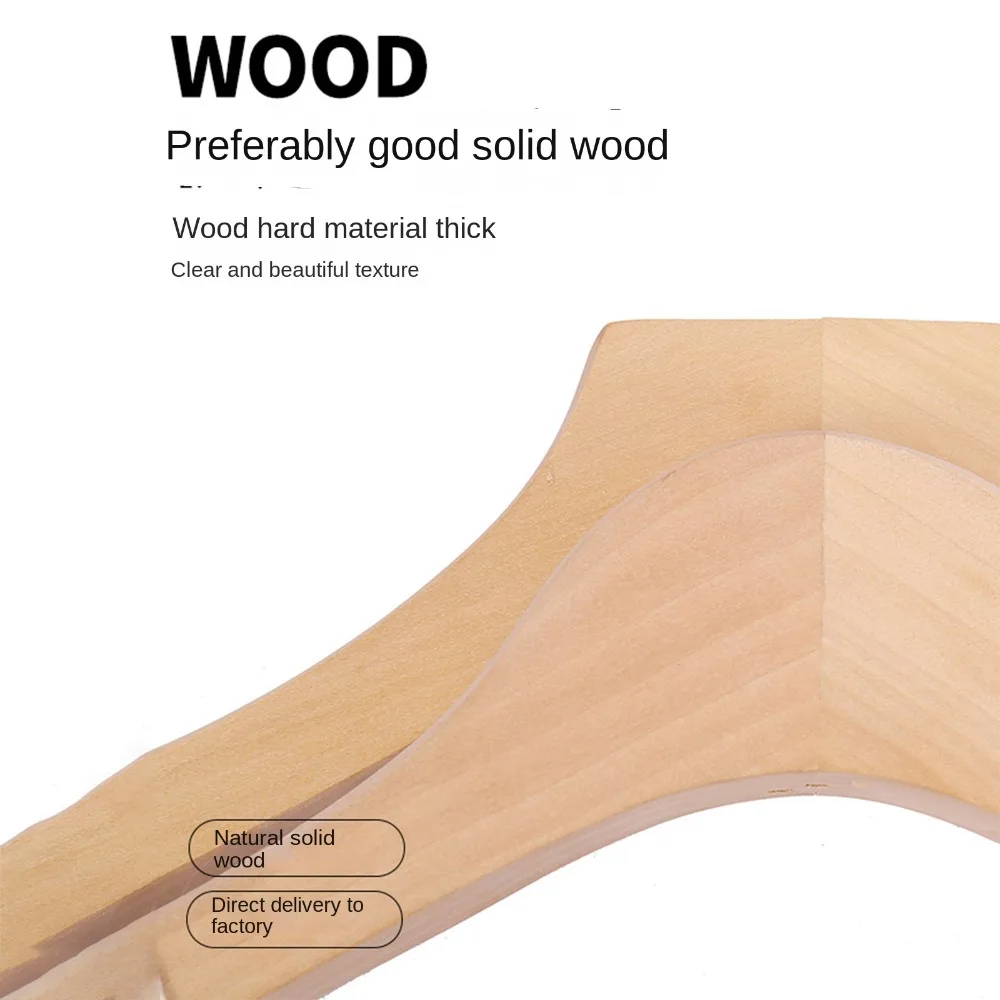 Solid Wood Suit Hangers Underwear Bra Clothespin with Adjustable Metal Clips Space Saving Hanger Pants Organizer Clip Hangers