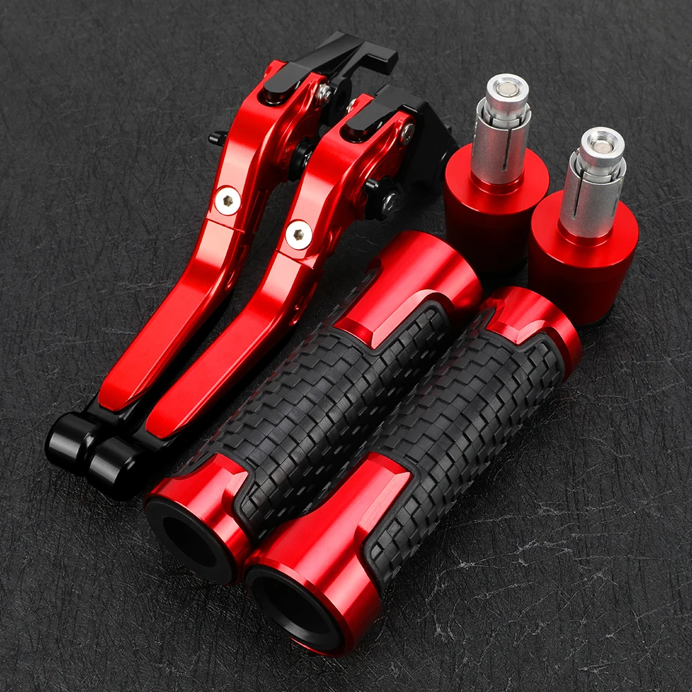 

SV650 LOGO Brake Clutch Levers Handlebar Hand Grips ends For SUZUKI SV650 1999 2000 2001 2002 2003 2004 2005 2006-2012