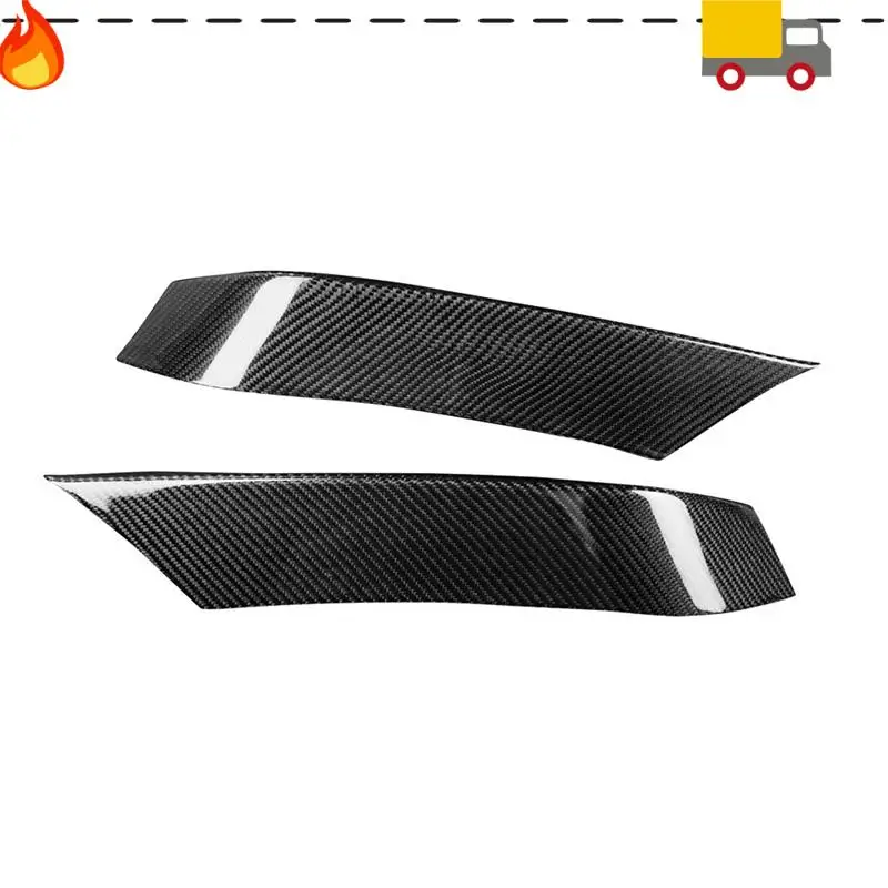 

Discount-2 PCS Car Front Bumper Front Bag Corners Spoiler Splitter Lip Front Bumper Frame Trim Car Accessories ABS For BMW M3 F8