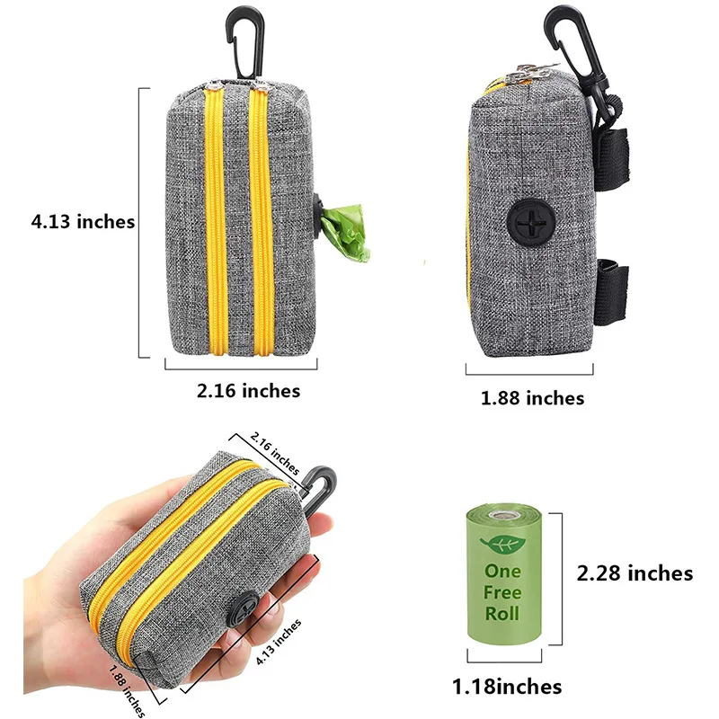 Pet Waste Bag Traction Rope Pet Poop Collection Bag Dog Poop Bag Dispenser Waste Storage Bag