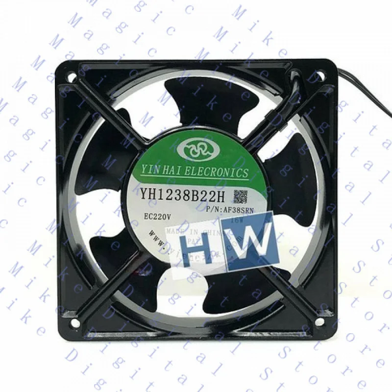 

H 1PC FOR YIINHAI YH1238B22H EC220V 16W 12CM Axial Cooling Fan 2-wire