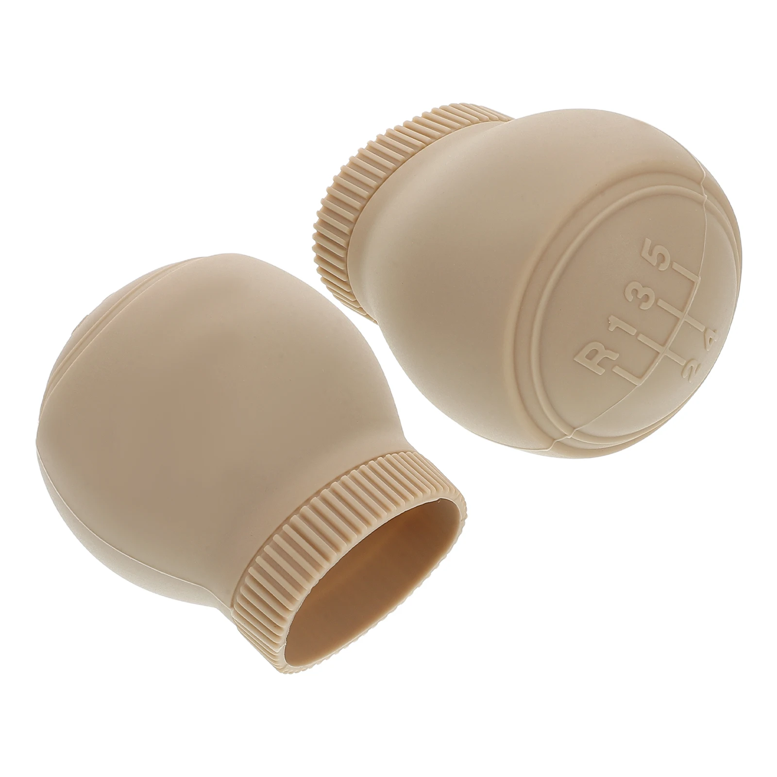 

2Pcs Silicone Gear Shift Covers Car Interior Accessory Universal Anti Slip Manual Shifter Protection Wear Resistant Knob Cover