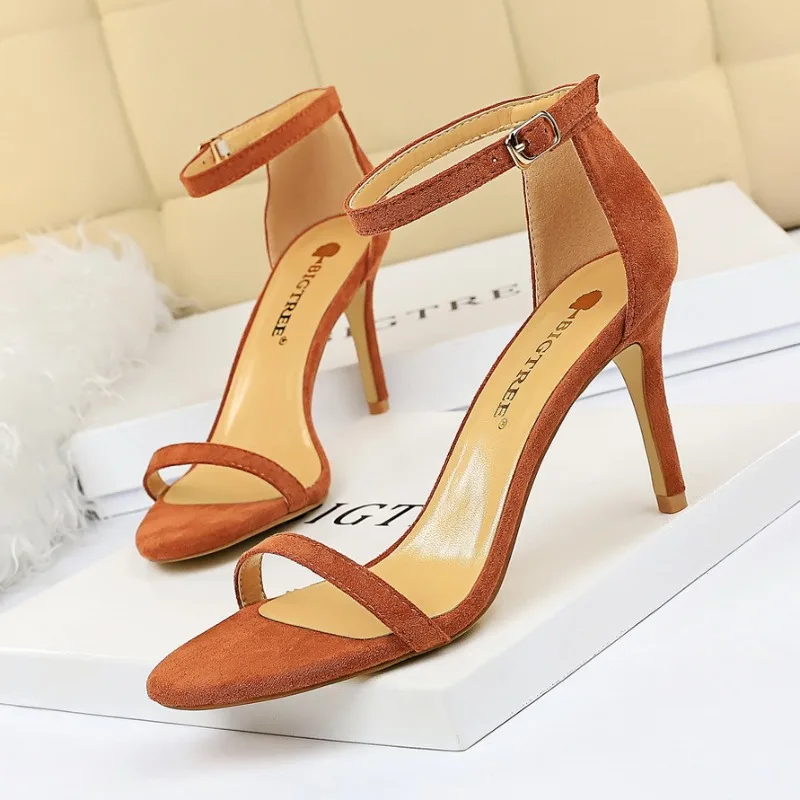 11 cm Hohe Damen High Heels Sandalen Luxuriöse Handgefertigte Qualität 2026 Sommer Neue Mode Klassische Sexy Büro Party Pumps Schuhe Damen
