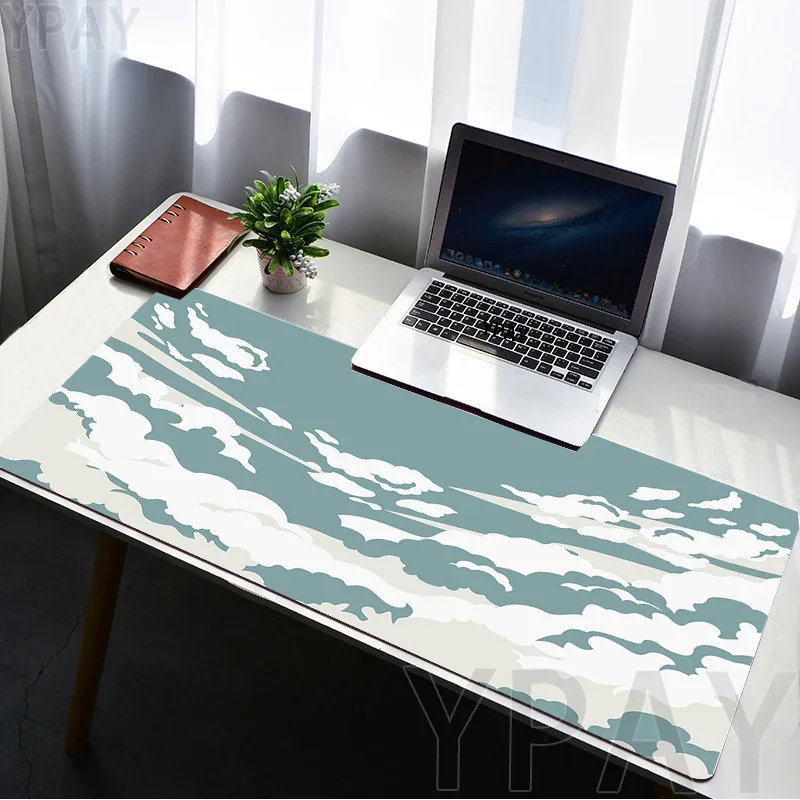 الوردي مسند الماوس الغيوم الجدول الحصير الكمبيوتر ماوس شركة كبيرة وسادة للمكتب 120x55 سنتيمتر ألعاب كبيرة ماوس دفتر ماوس حصيرة