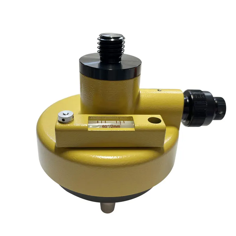 

Yellow Rotating Adapter For Prisms GPS Surveying With Optical Plummet 5/8"x11 Mount