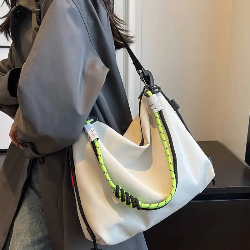 Japanese Y2k Aesthetic Casual Ins Crossbody Bag Women Trendy All Match Vintage Handbags High-Capacity Streetwear Shoulder Bags