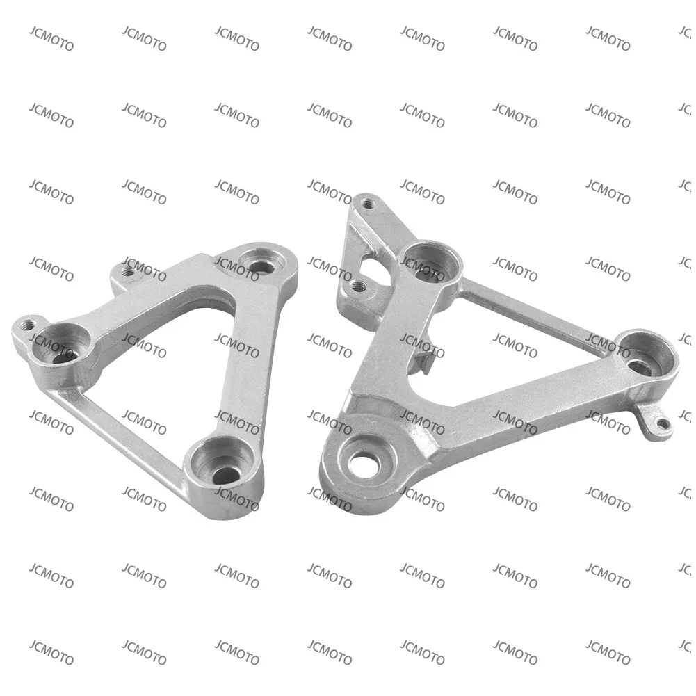 For Honda CBR400 1988 1989 NC23 Aluminum Alloy Motorcycle Front Rider Foot Pegs Footrest Brackets - Image 4