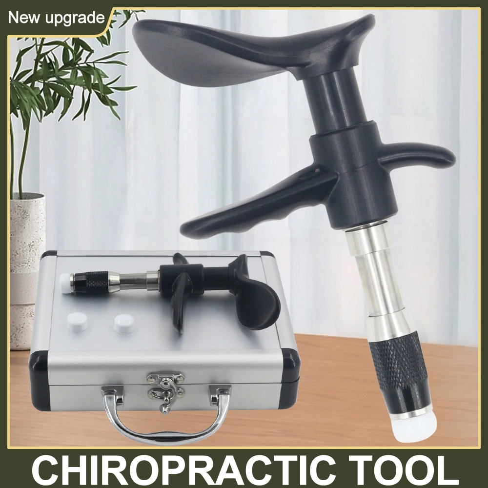 

2022 Manual Chiropractic Gun 10 Levels Adjusting Tool Back Physical Massager Home Correction Instrument Body Relaxation Tool