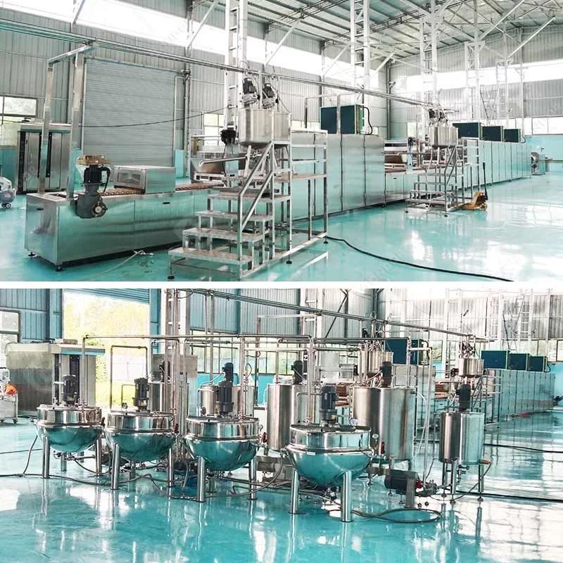 Soft Candy Fruit Jelly Depositing Fully Automated Small Scale Lollipops Hard Make Processing Production Line