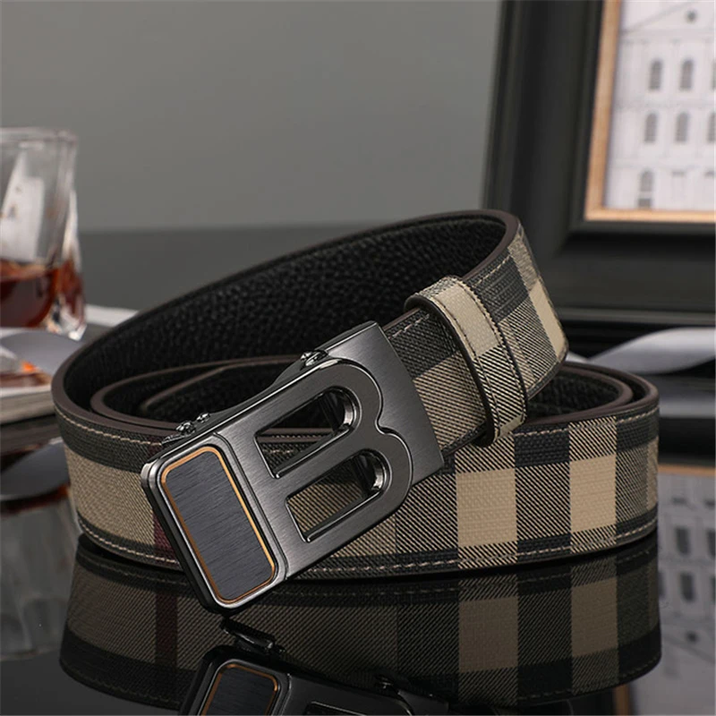 2024 New business Men Belt Male Genuine Leather Belt Strap Famous Brand Luxury Automatic B Belts for Women Canvas belt jeans