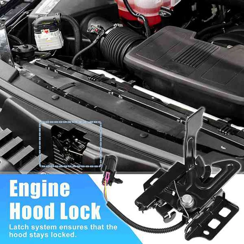 15139168 Car Engine Hood Latch Lock For Cadillac Escalade For Chevrolet Silverado Suburban Tahoe For GMC Sierra Yukon