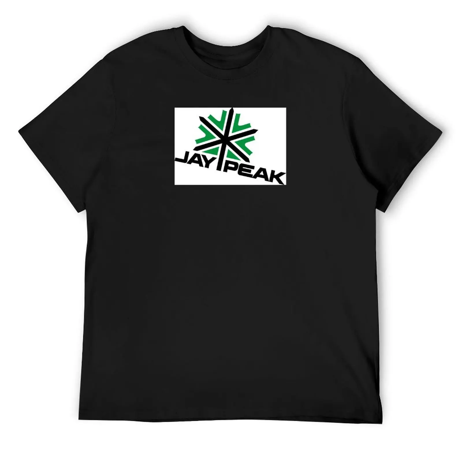 

Jay Peak Retro Logo T-Shirt for a boy tops blue archive vintage t shirts mens graphic t-shirts hip hop