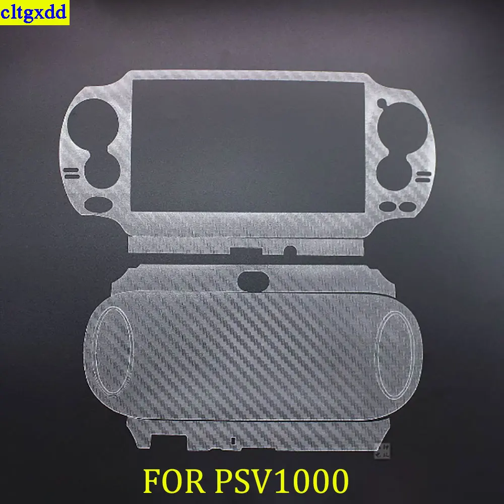 cltgxdd 1 set carbon fiber protective film FOR Switch/PSP/PSV1000/2000/3000/SPSGO/PSPE1000 controller transparent skin sticker