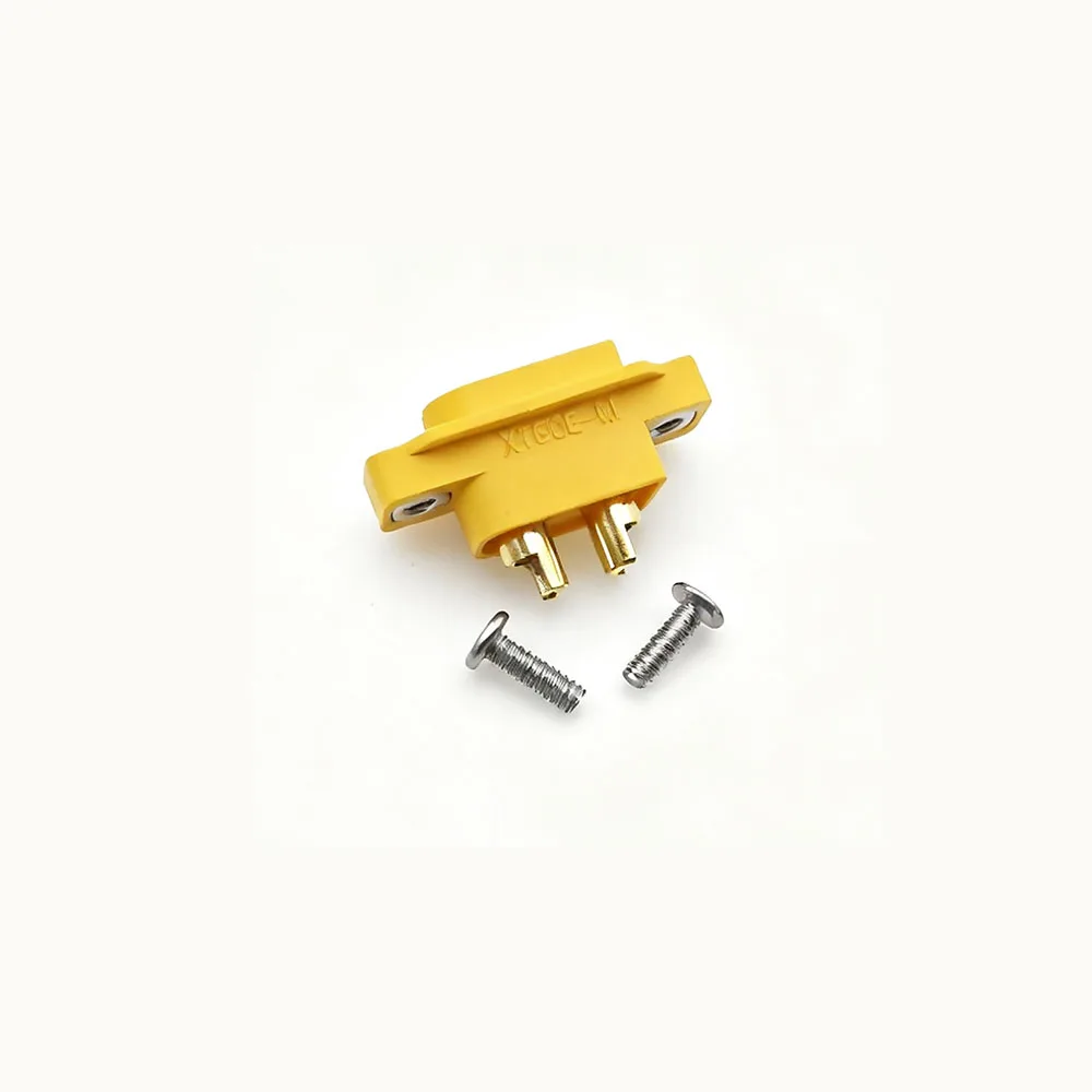 

10/20Pcs XT60E-M Male Connector Panel Mount with Screws XT60E Plug for RC Multicopter FPV Drone RC Lipo Battery DIY