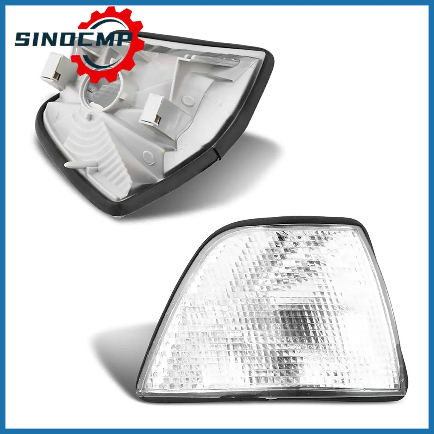

2Pcs Parking Corner Signal Lights Front Side Marker Lights Turn Signal Lamp Indicators For 92-99 BMW 3 Series E36 4DR Sedan
