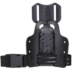 Drop Flex Adapter Adjustable Drop Leg Platform Polymer Leg Shroud Adapter for Holsters and Magazine Pouche Quick Locking