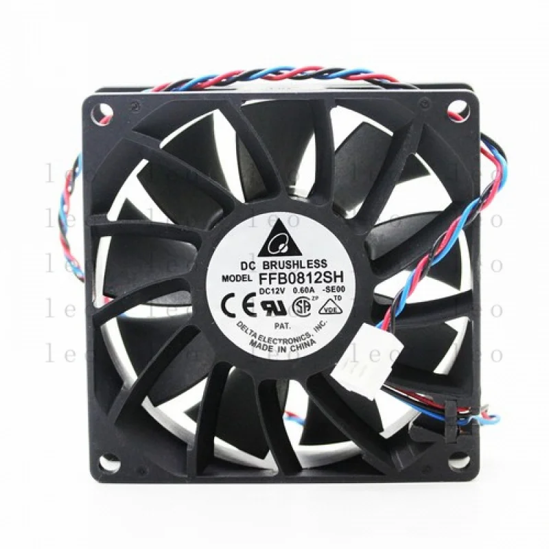 

FF 1pcs Cooling Fan FFB0812SH 80*80*25mm 3Pin 12V 0.6A