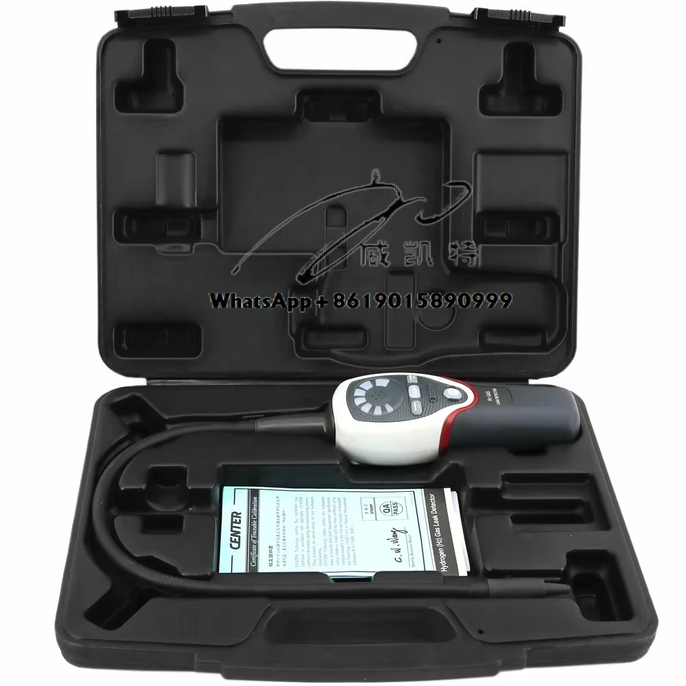 CENTER-384 Digital Track Gas Leak Detector 5% Hydrogen (H2) + 95% Nitrogen (N) Refrigeration Detector