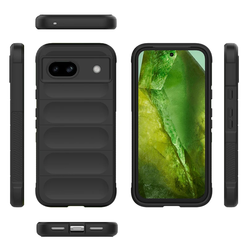 For Google Pixel 8A Case Cover Pixel 8A 7 8 9 Pro XL 6A 7A Capas Shockproof Back Soft TPU Lens Protective Fundas Google Pixel 8A