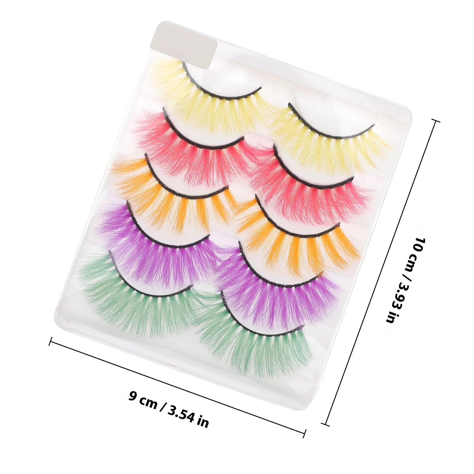 5 paia di ciglia colorate estensioni delle ciglia finte forniture professionali per saloni per la notte diurna sembra ciglia ciglia per feste