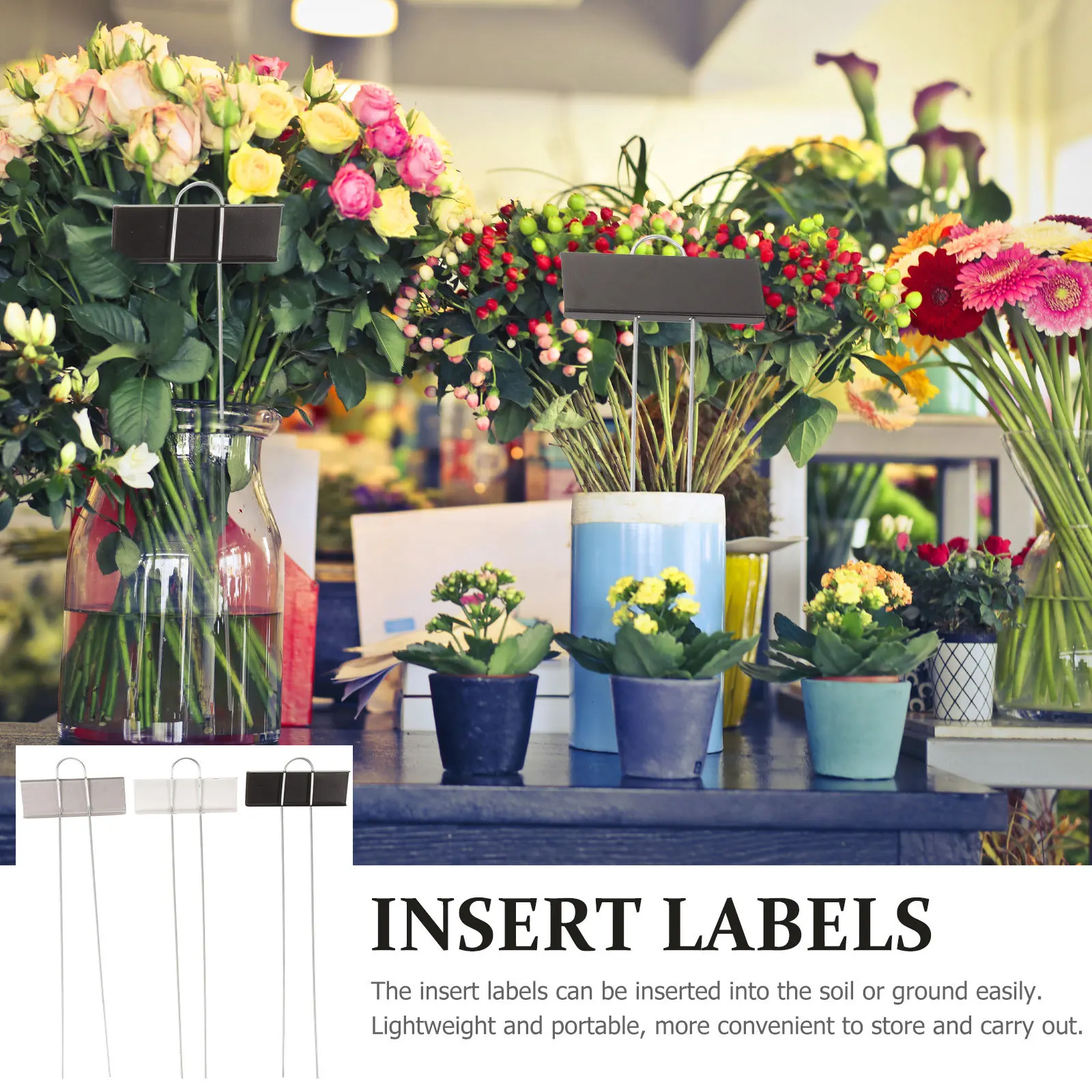 

12Pcs Plant Labels Metal Garden Markers Reusable Waterproof Long-Lasting for Potted Plants Vegetables Herbs Outdoor Greenhouse