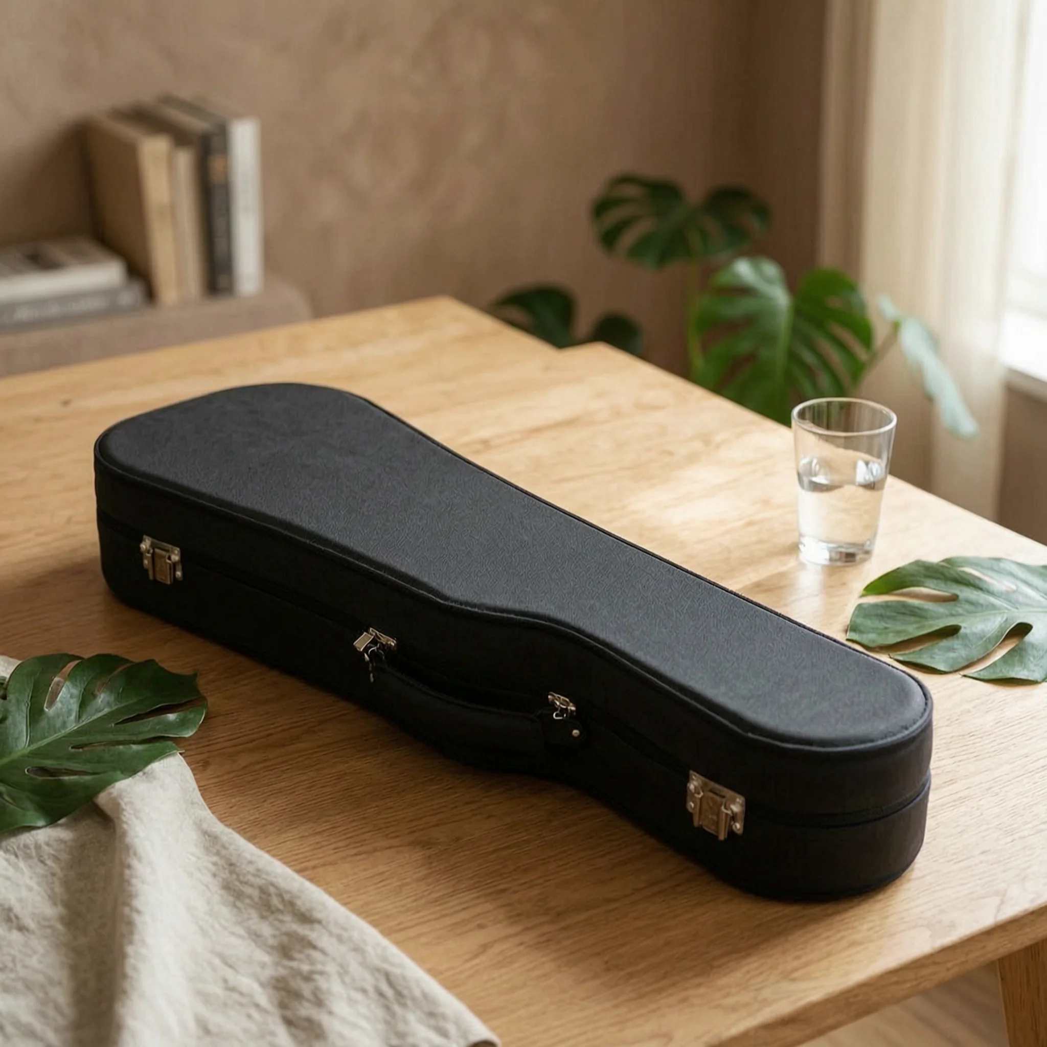 Foam Guitar Case Lightweight Guitar Case with Backpack Straps Padded Soft-Shell for Musicians, Travel, Rehearsals