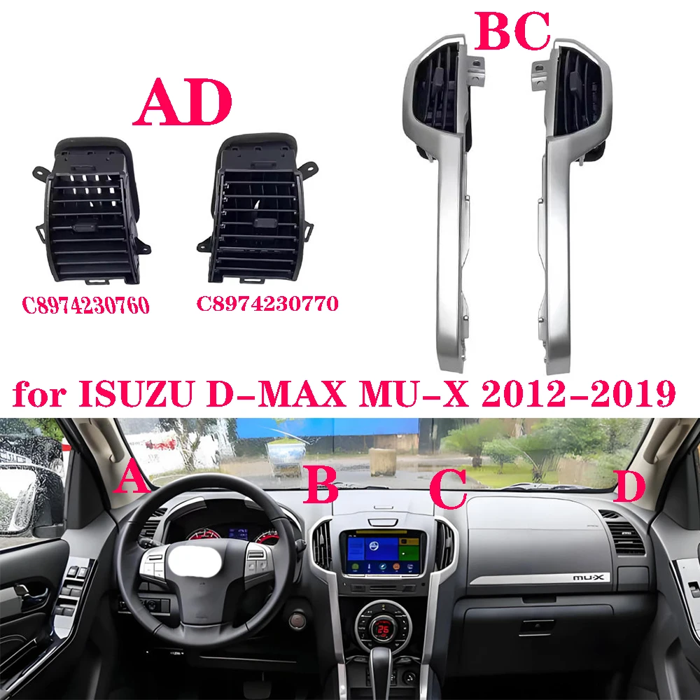 for ISUZU D-MAX MU-X 2012-2019 Car air conditioning outlet