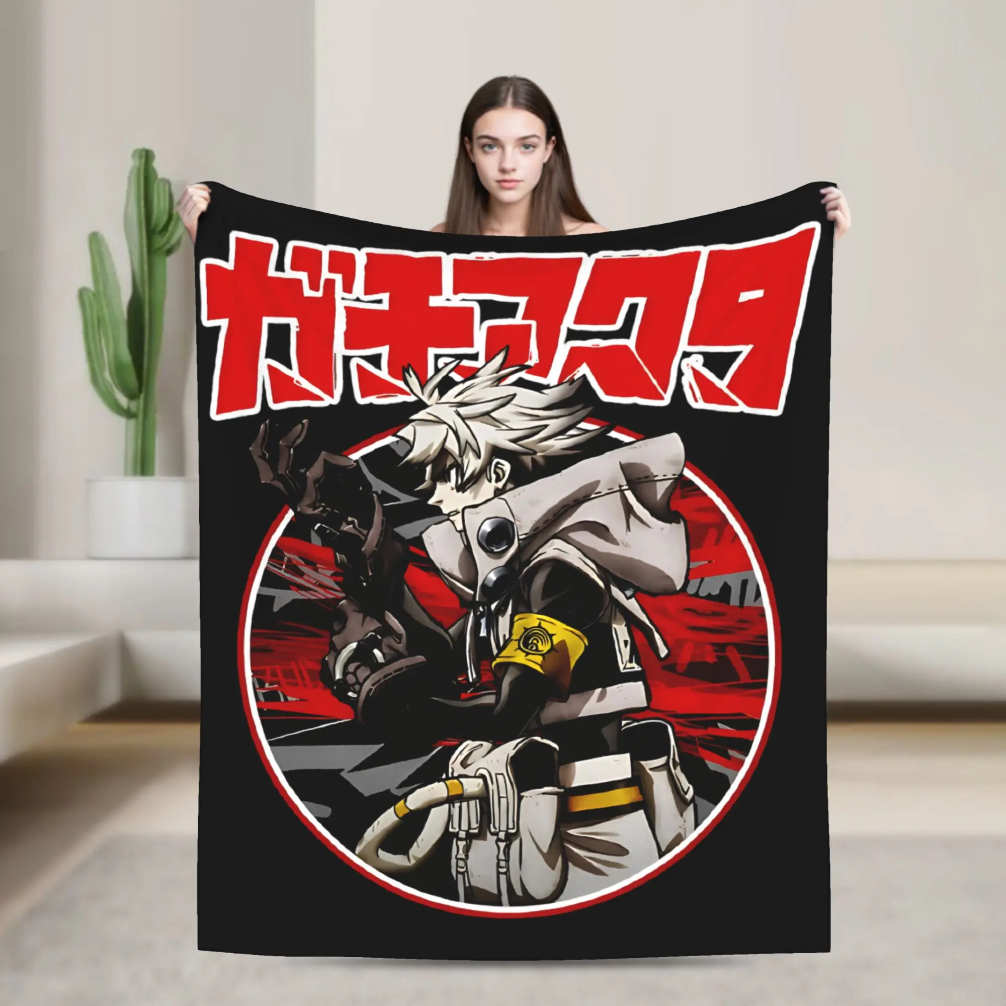 

Фланелевые одеяла Gachiakuta Fight в стиле аниме Rudo Surebrec, винтажное одеяло для дома, одеяло 125*100 см