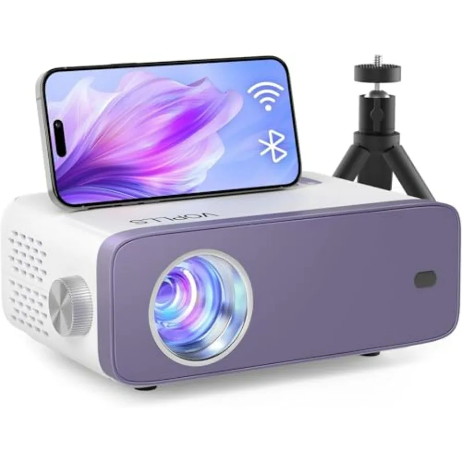 

Портативный мини-проектор 1080P Full HD с Wi-Fi и Bluetooth для домашнего кинотеатра на открытом воздухе, 50-кратный зум, поддержка HDMI, USB, AV, смартфонов, 15000 люмен