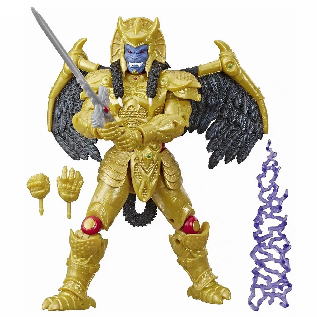 In Stock Original Hasbro Lightning Collection Power Ranger Mighty Morphin Goldar Action Figures Model Toys Birthday Gift for Fan