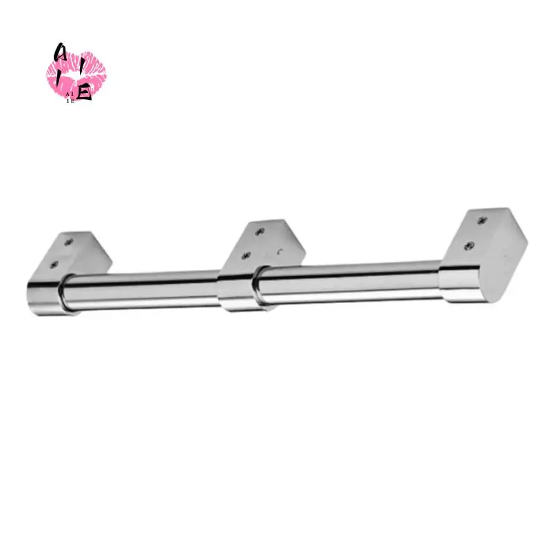 

A11E-4Pcs 16Mm Shower Rod Holder Shower Slide Rail Bar Stand Clamp Lifting Rod Fixed Bracket Bathroom Accessories