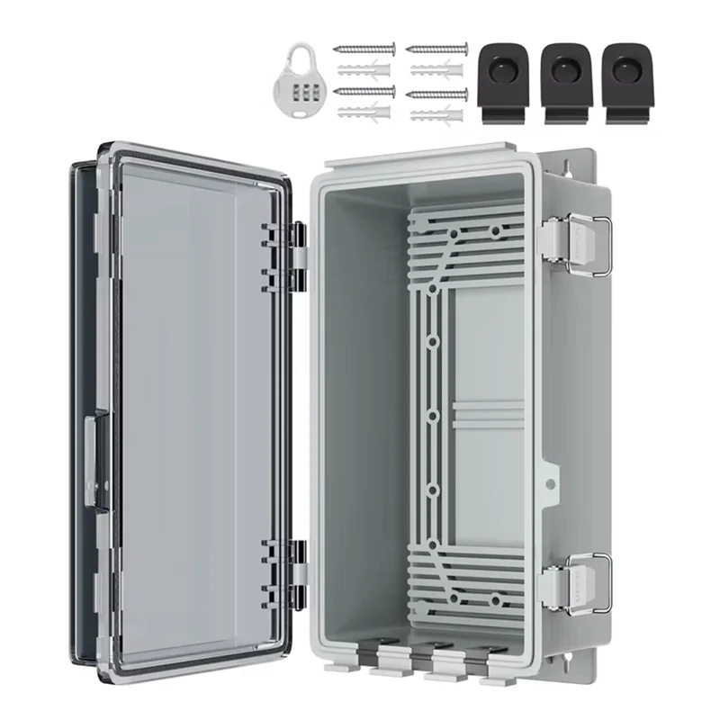 aa08防水電気接続ソケットボックスエンクロージャケーブルアウトレットプラグカバープロテクターボックス屋外延長コードカバー