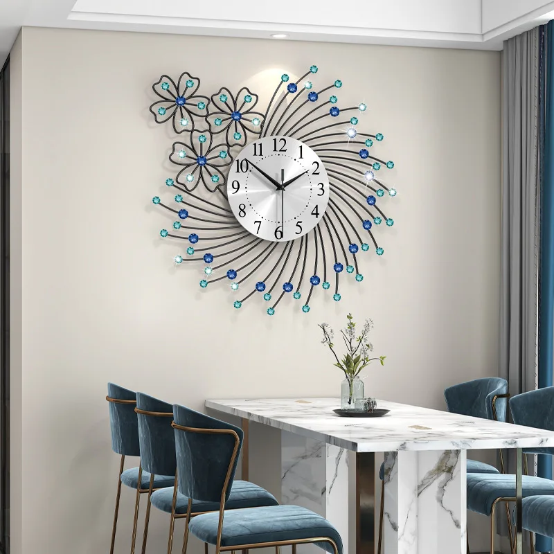 Hotel Digital Wall Clock Living Room Creativity Wall Clocks Design Decorations Modern Clocks Interior Large Silent Timepiece