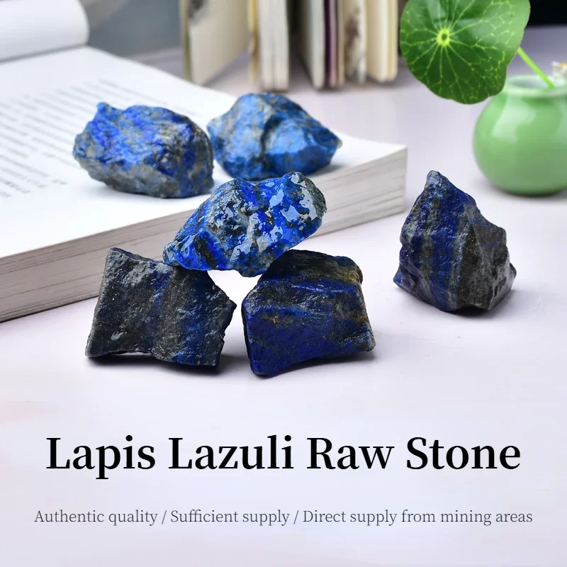 Natural Lapis Lazuli Raw Stone Ore Irregular Rough Mineral Specimen Witchcraft Reiki Healing Crystal Aroma Stone Home Decortion